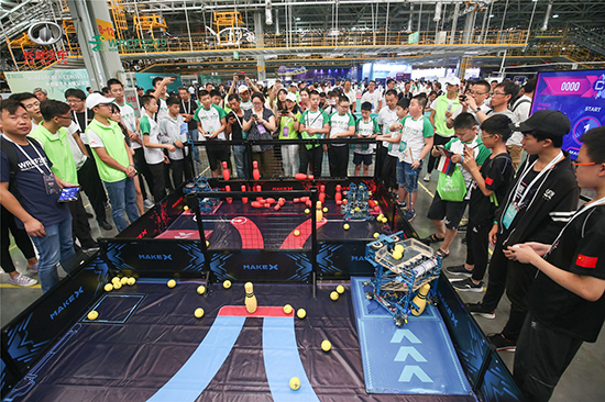 2019世界机器人大赛在长城汽车徐水工厂开幕