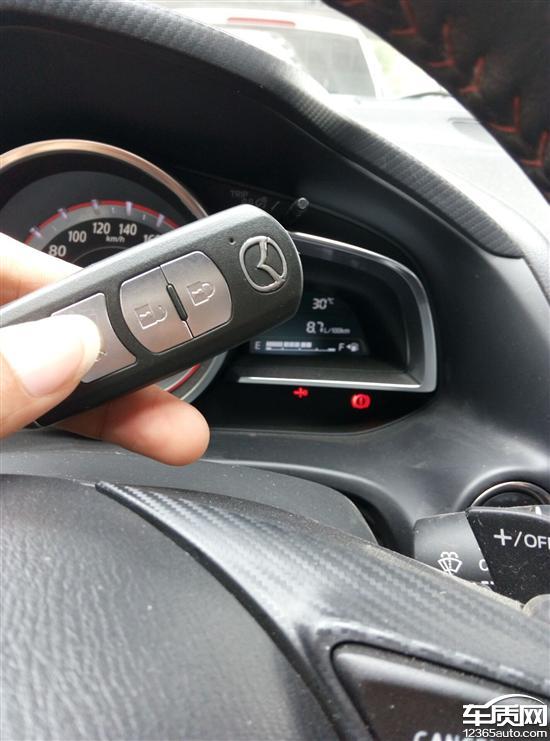 长安马自达昂克赛拉车辆无法检测到钥匙-长安