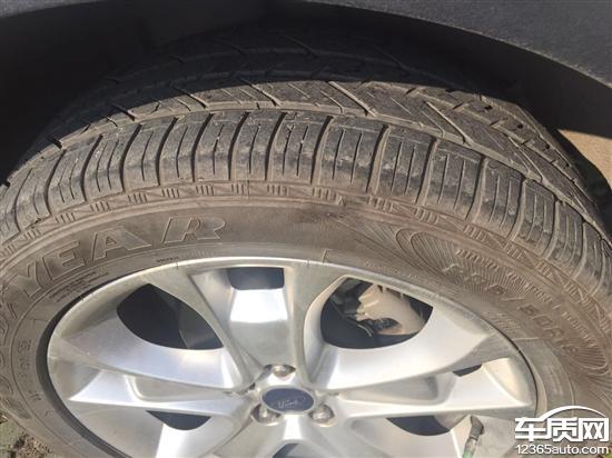 长安福特翼虎固特异轮胎起皮存在安全隐患