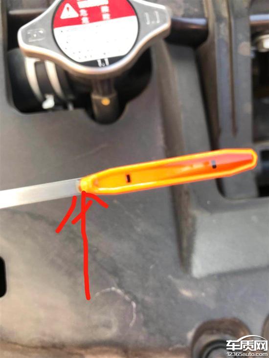 广汽本田缤智机油增多超过黄色警标线