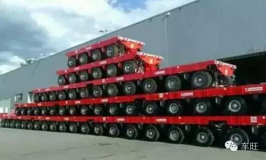 一个轮子30吨!中国造千轮大车啥都能运论坛