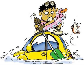 检测发动机进水的方法