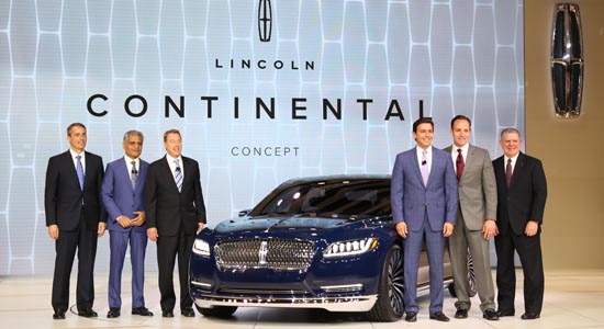 林肯携三款全新车型尊崇亮相2015上海车展