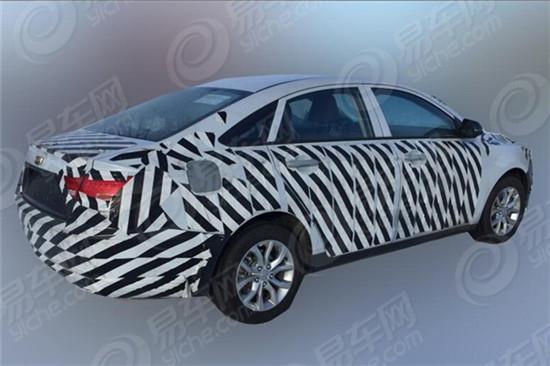 全新帝豪混动版谍照曝光 或2016年底上市