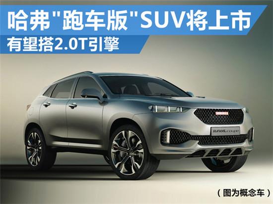 哈弗"跑车版"suv将上市 搭2.0t发动机