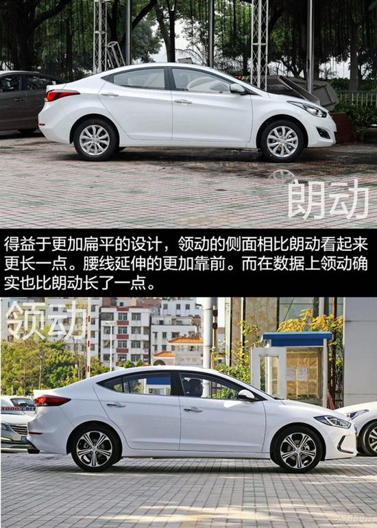 前辈与后辈的较量现代朗动对比领动