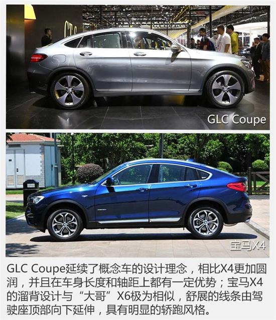 既能跑又能越野奔驰glccoupe对比宝马x4