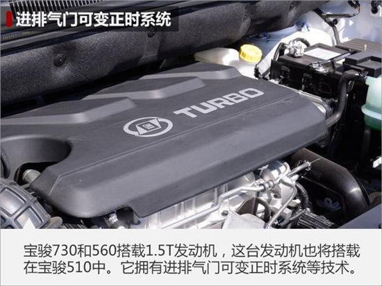 寶駿510將搭1.5t發動機 預計6.5萬起售