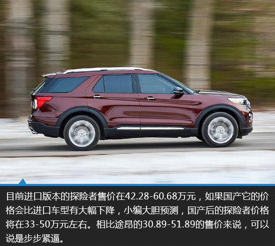 综合实力再提升 福特探险者新车图解