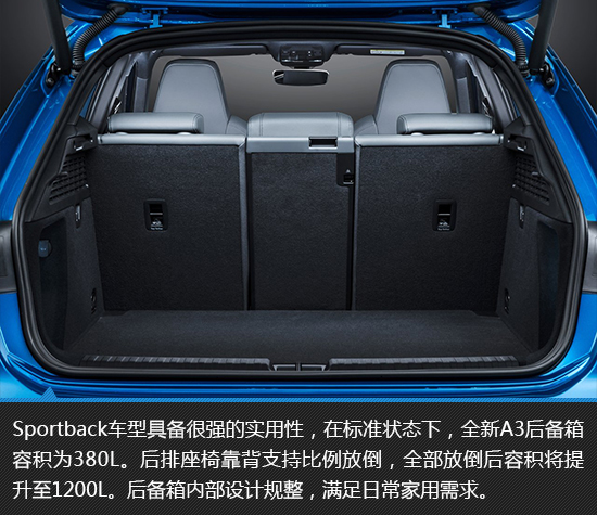 增长运动细胞 全新一代奥迪a3新车图解