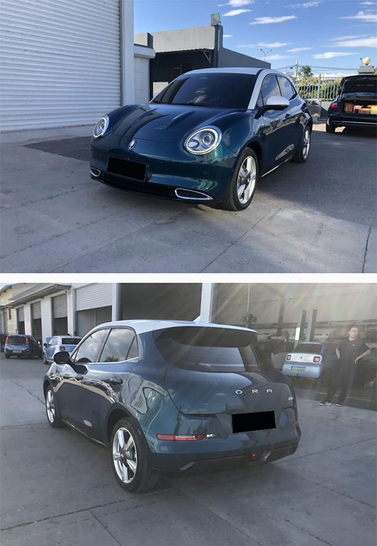 欧拉好猫到店实拍定位纯电动suv