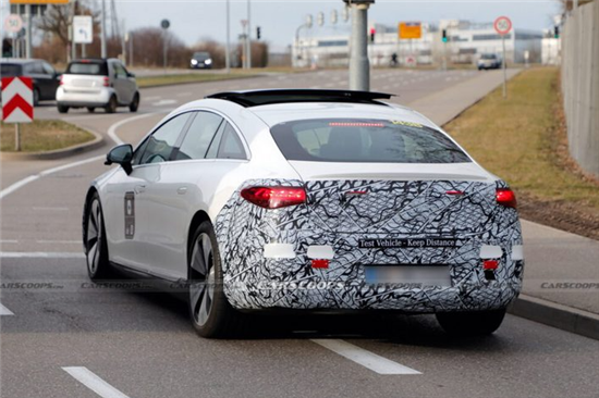 外观小幅调整新款奔驰eqs谍照曝光