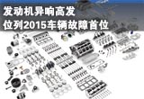 发动机异响高发 位列2015车辆故障首位