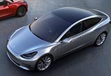 特斯拉Model 3實(shí)車首次曝光 訂單排到2018