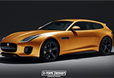 捷豹F-Type 400獵裝版假想圖曝光