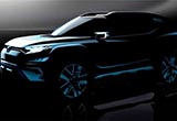 雙龍七座SUV XAVL預(yù)告圖 日內(nèi)瓦車展首秀