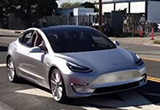 或與七月量產(chǎn) 特斯拉Model 3測(cè)試諜照曝光