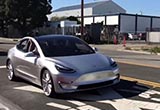 特斯拉Model 3路试谍照曝光 将于七月量产