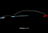 斯柯達(dá)Vision E預(yù)告圖 或上海車展亮相