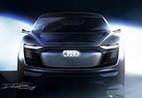 奧迪純電動(dòng)概念車預(yù)告圖 亮相上海車展
