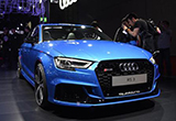 2017上海車展 奧迪全新RS3三廂版實拍