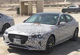 将搭载2.0T发动机 Genesis G70测试谍照