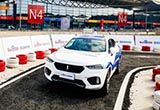 百度CES Asia路測(cè)無人車 采用單攝像頭