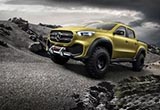 奔馳X級皮卡預告圖發(fā)布 2017年內(nèi)發(fā)布