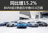 BMW前3季度在華售43.6萬輛 同比增15.2%