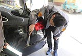 省时省力不留痕迹 车身凹陷修复体验