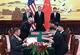 中美兩天簽2535億美元大單 福田唯一代表