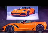雪佛蘭科爾維特ZR1敞篷版亮相 明年上市