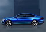 第七代大眾Jetta預(yù)告圖發(fā)布 亮相北美車展