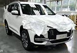 奇瑞全新中型SUV T18實車圖 上半年上市