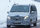 2019款奔馳V級中期改款車型諜照曝光