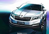 將亮相北京車展 斯柯達(dá)全新SUV設(shè)計(jì)草圖發(fā)布
