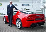 吉利馮擎峰擔(dān)任蓮花汽車CEO 蓮花產(chǎn)量欲破萬