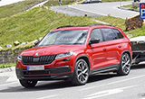 斯柯達(dá)KODIAQ RS諜照曝光 或?yàn)槠煜伦顝?qiáng)SUV