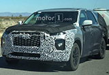 曝現(xiàn)代8座SUV Palisade路試諜照 2019年亮相