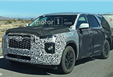 3排/8座的大型SUV 曝現(xiàn)代Palisade諜照