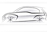 現(xiàn)代發(fā)布全新Santro掀背式轎車設(shè)計草圖