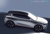 ENOVATE首款中大型純電SUV效果圖曝光