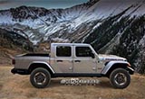 Jeep全新皮卡車型諜照 與牧馬人同平臺(tái)