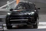 路虎攬勝極光碰撞成績(jī)出爐 乘員保護(hù)到位