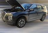 定位中大型SUV 現(xiàn)代PALISADE路試諜照曝光