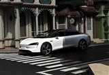 華為首款純電轎跑實(shí)車出街照曝光