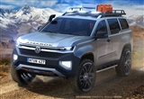 定位硬派越野車 大眾Amarok SUV版假想圖