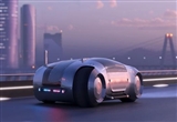 3D插畫(huà)工作室設(shè)計(jì)新款自動(dòng)駕駛概念車