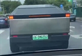 特斯拉Cybertruck現(xiàn)身天津街頭：掛著綠牌