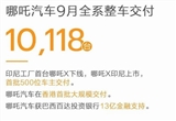 哪吒汽車9月銷10118臺(tái) 同環(huán)比均下滑